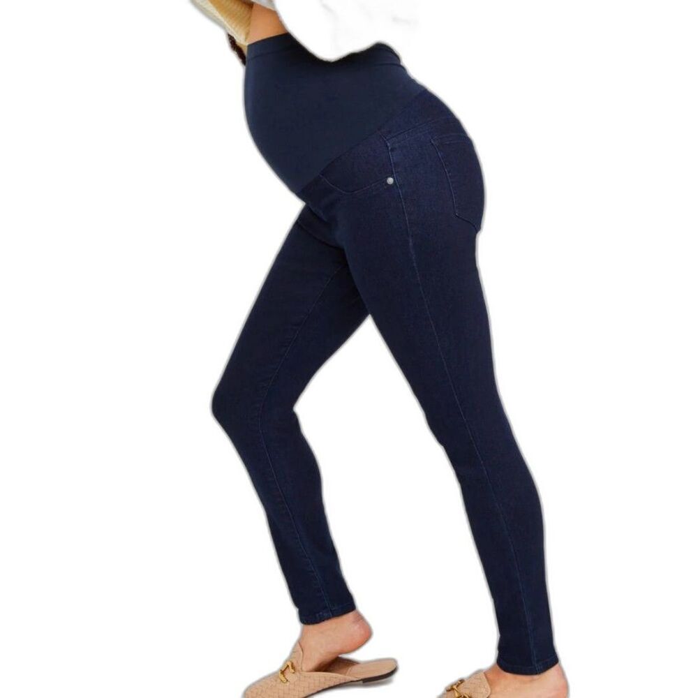 Women’s motherhood BounceBack pregnancy collection Jean S dark wash.